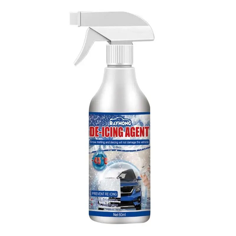QUEBEC De-icer Spray 2x 600ml For Car Windscreen - Fast Acting